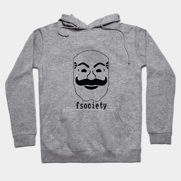 F Society - Mr robot Hoodie by Kratosony